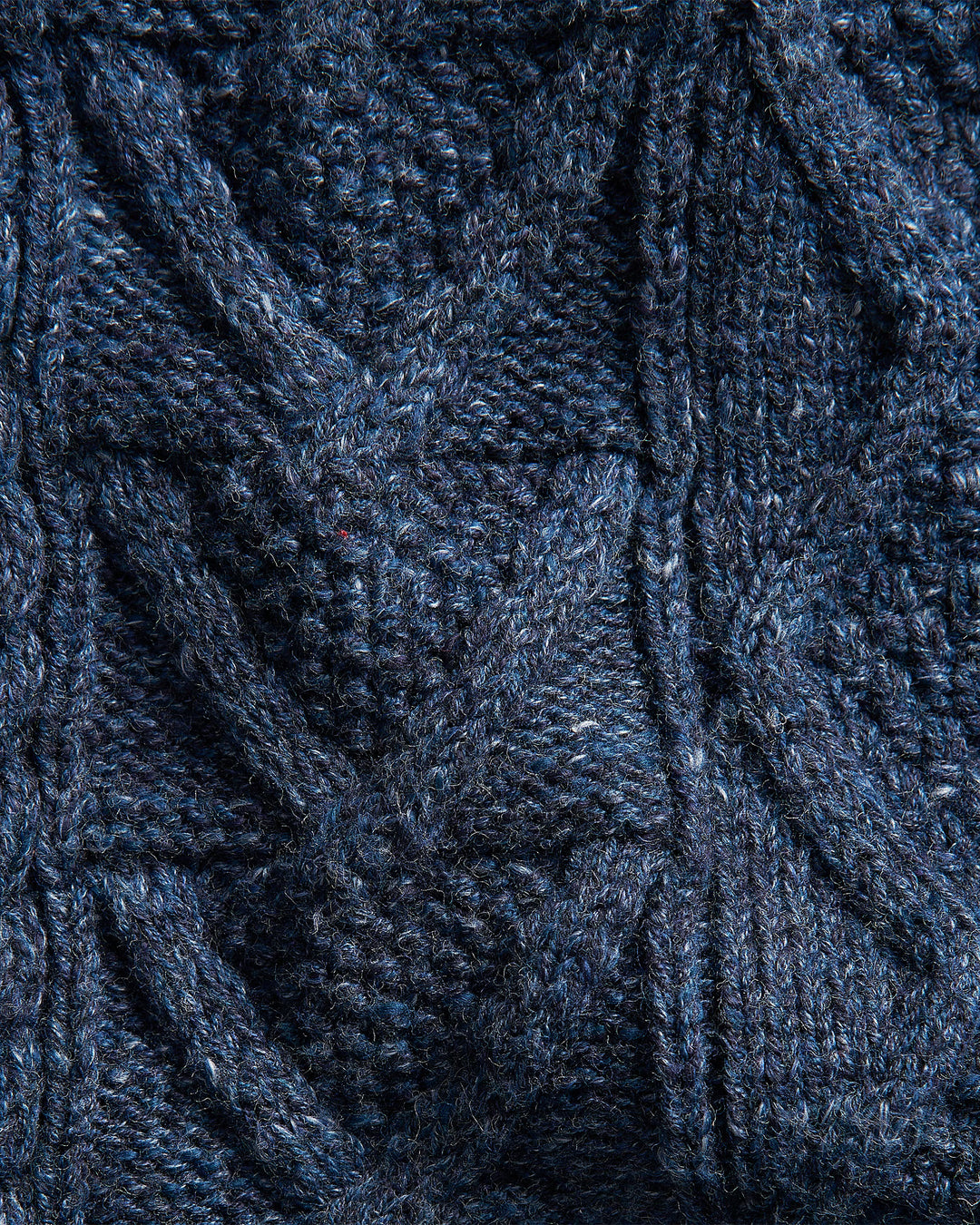 Close-up of dark blue textured fabric