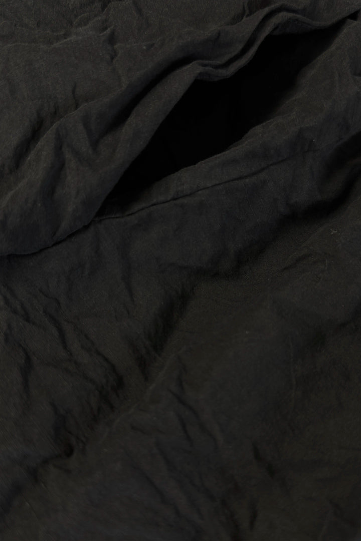 Close-up of dark fabric texture