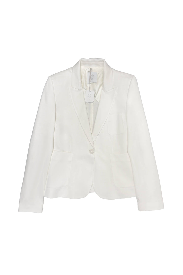 White blazer on a white background