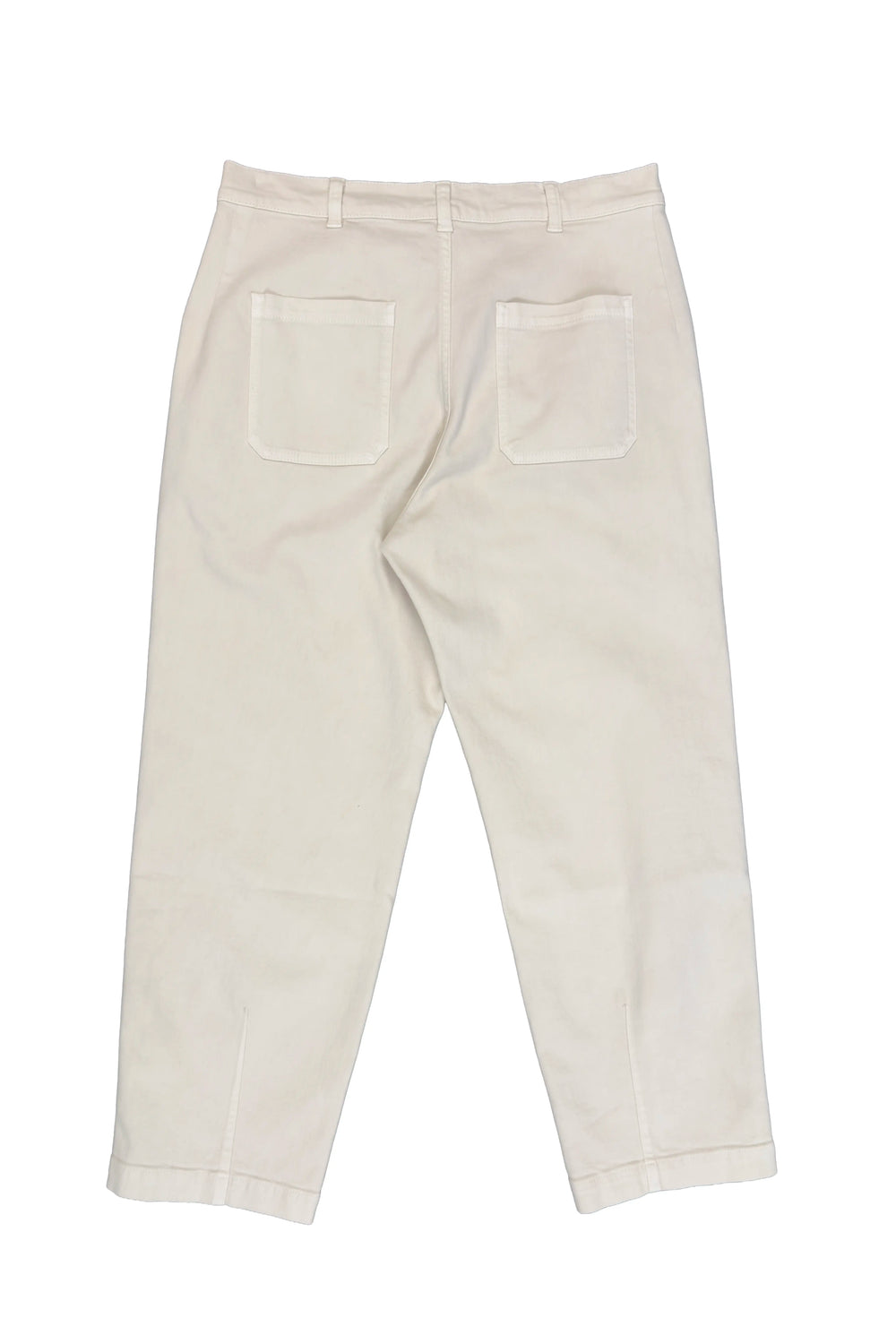 Beige pants on a white background