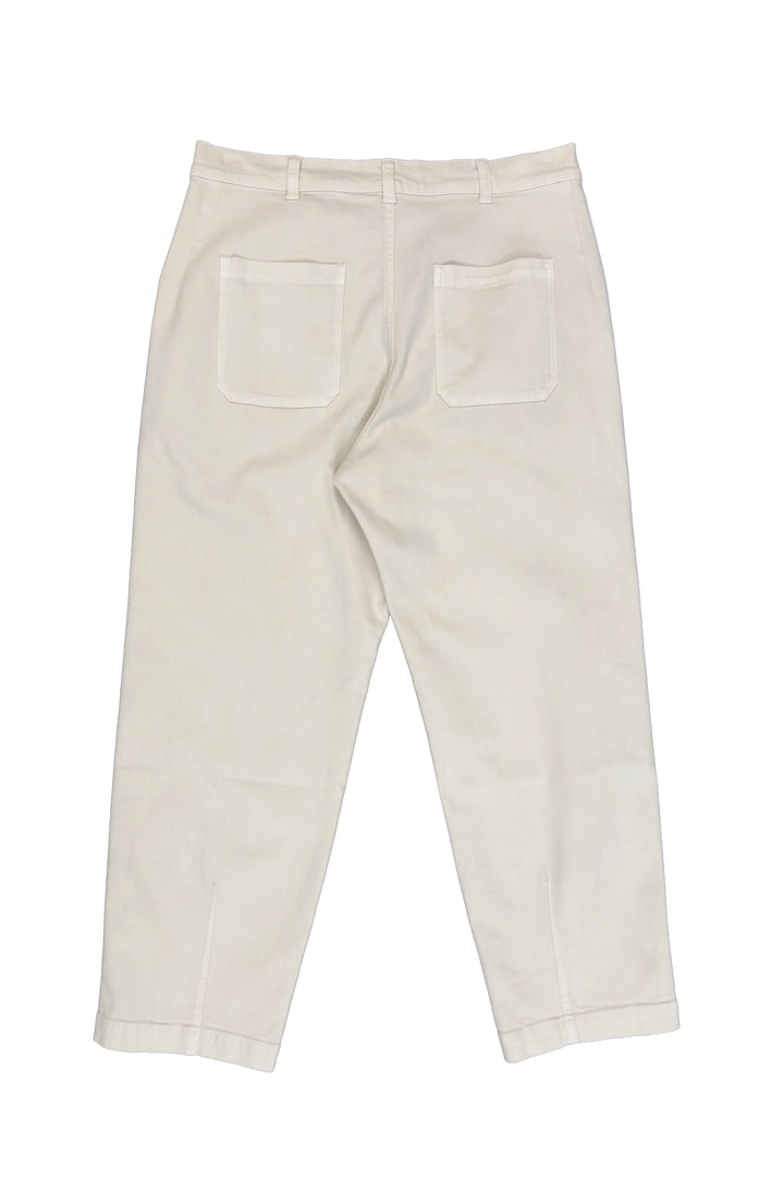 Beige pants on a white background