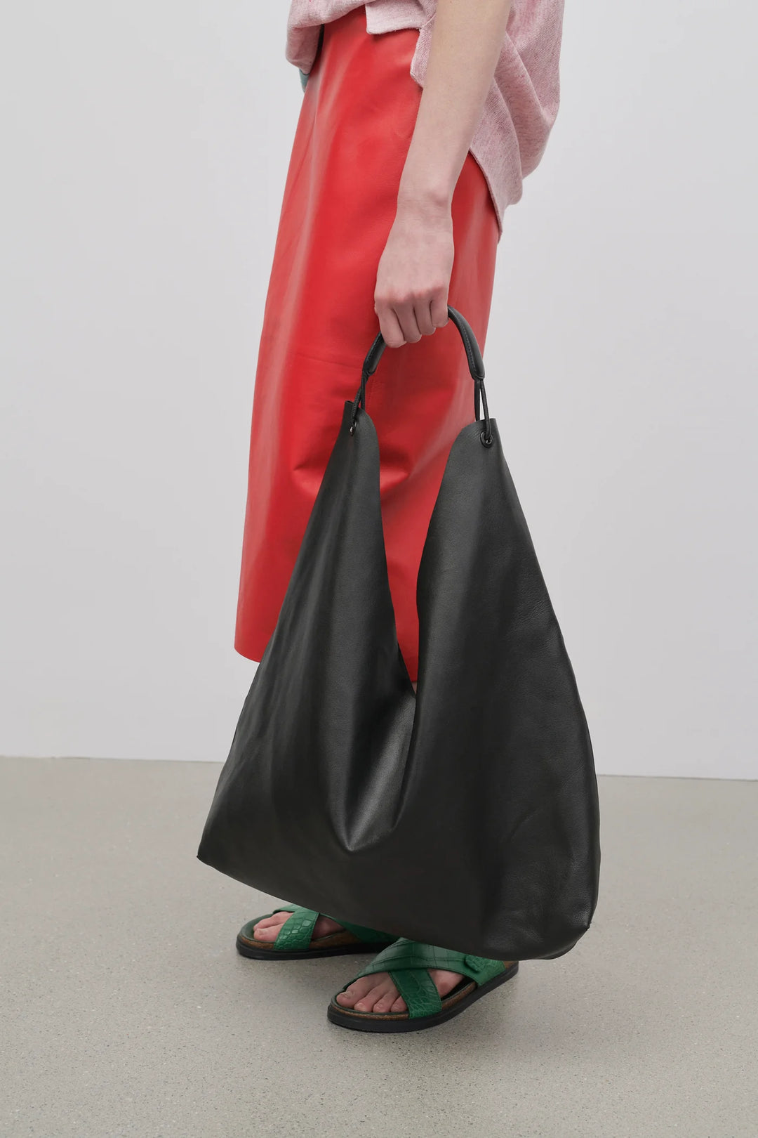 THE ROW BINDLE 3 BAG IN LEATHER