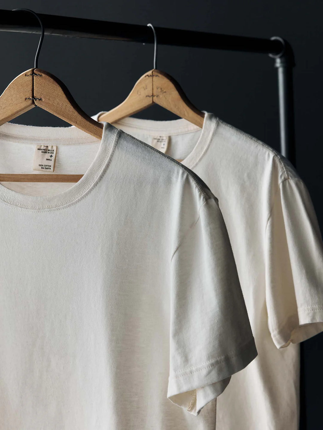 IMOGENE+WILLIE 2 PACK COTTON T-SHIRT