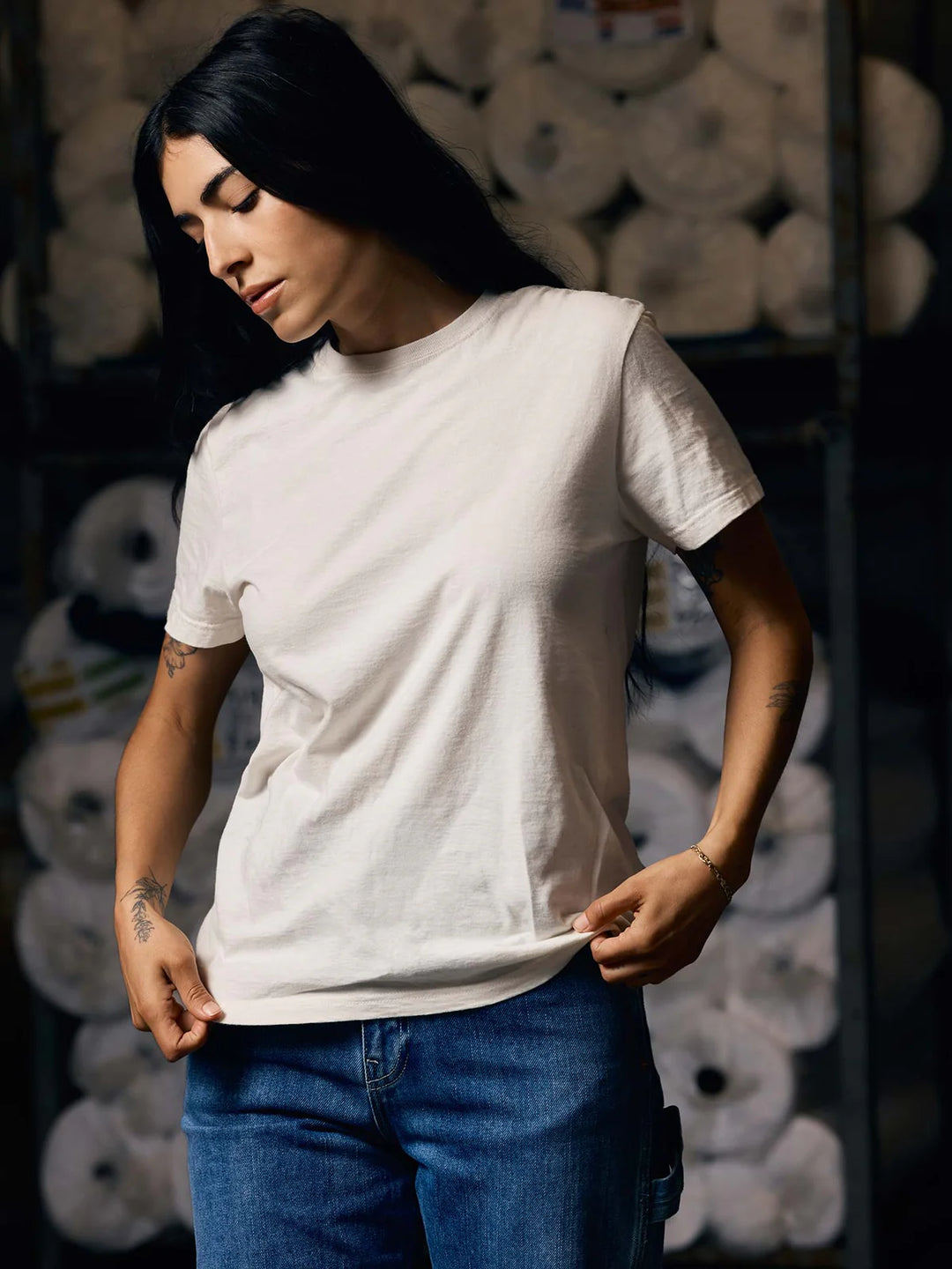 IMOGENE+WILLIE 2 PACK COTTON T-SHIRT