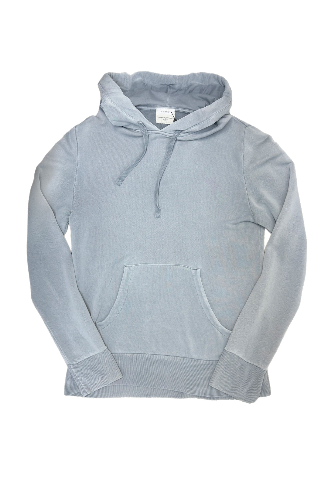 Gray hoodie on a white background