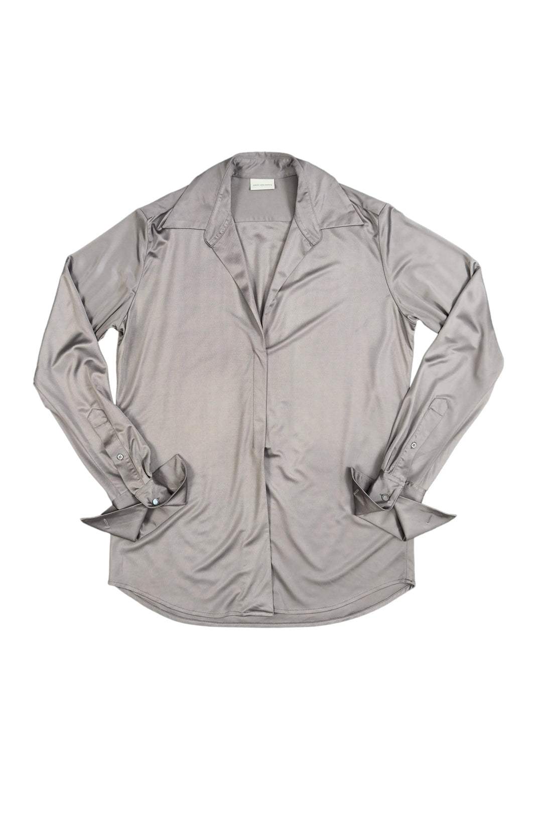 Gray shirt on a white background