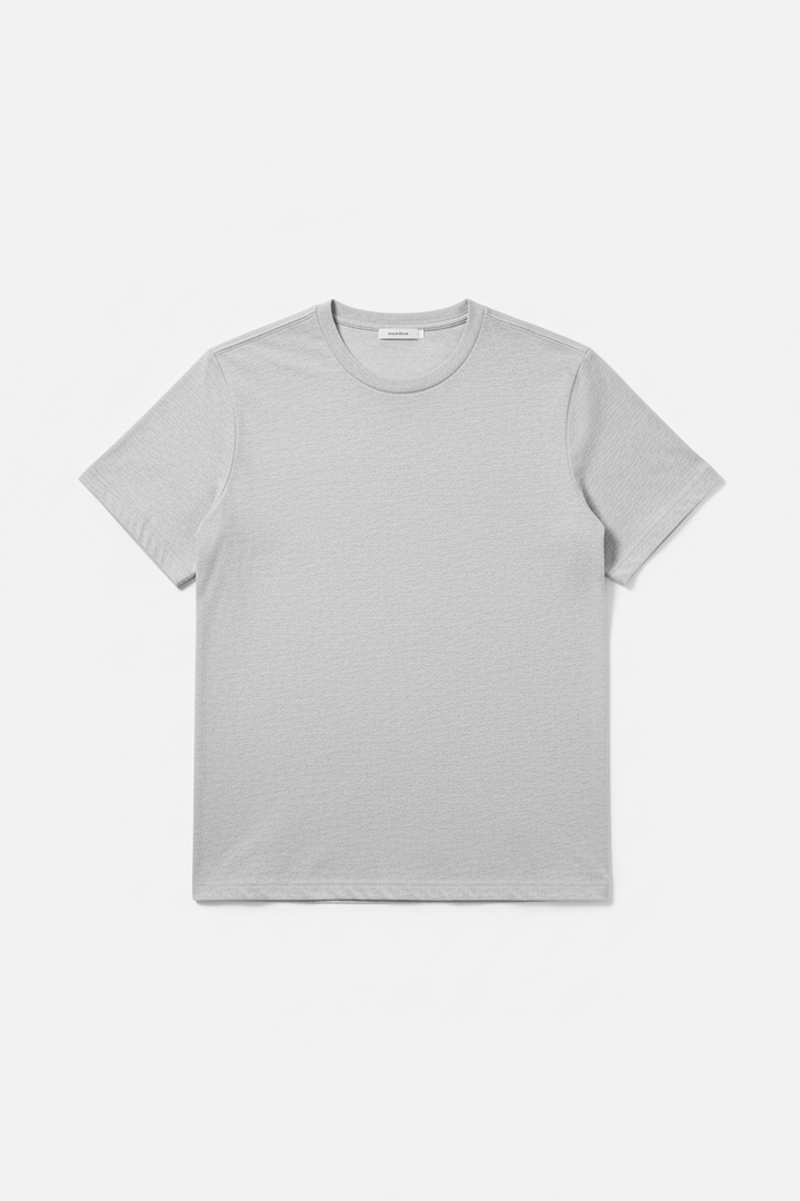 Gray t-shirt on a white background