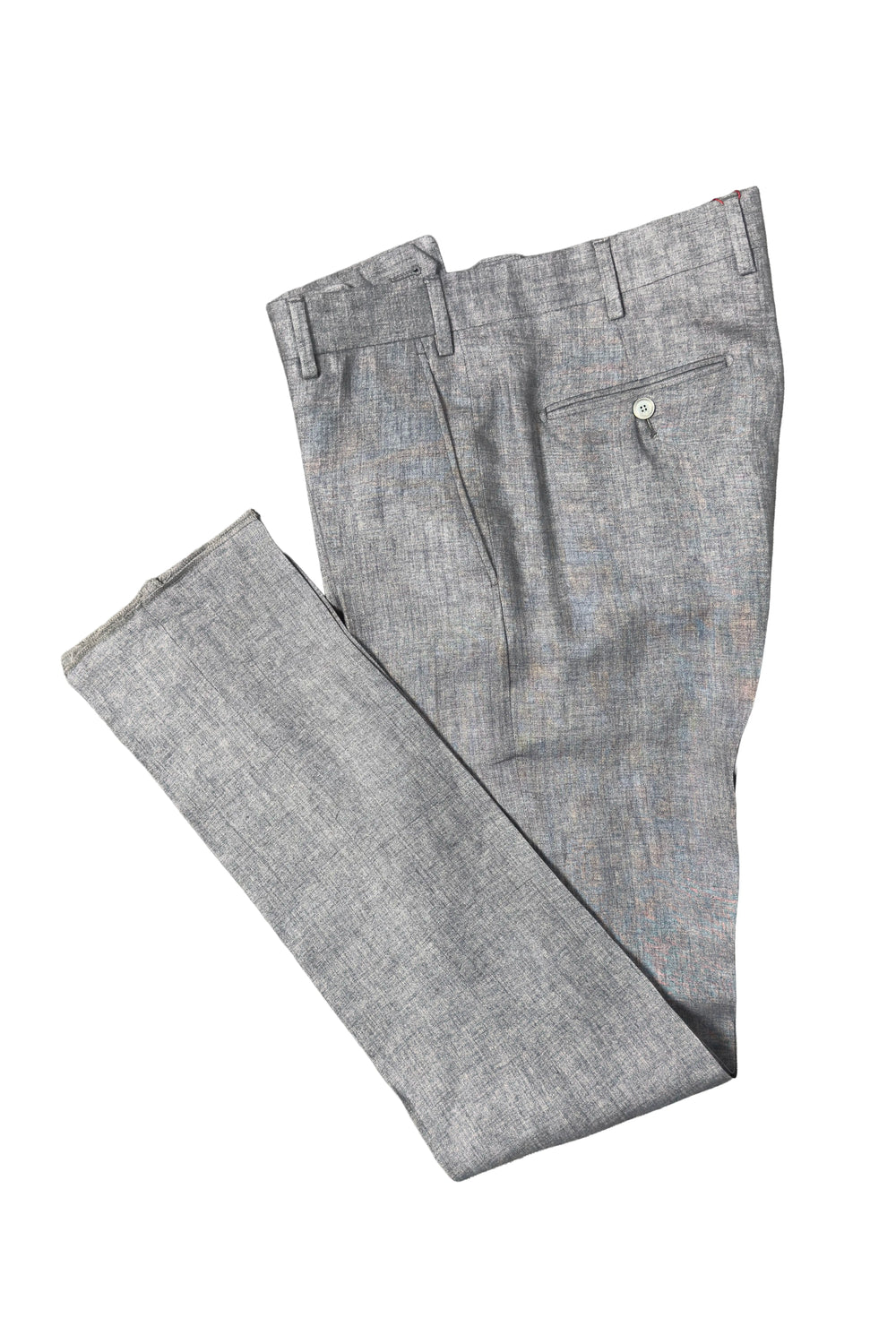 Gray pants on a white background