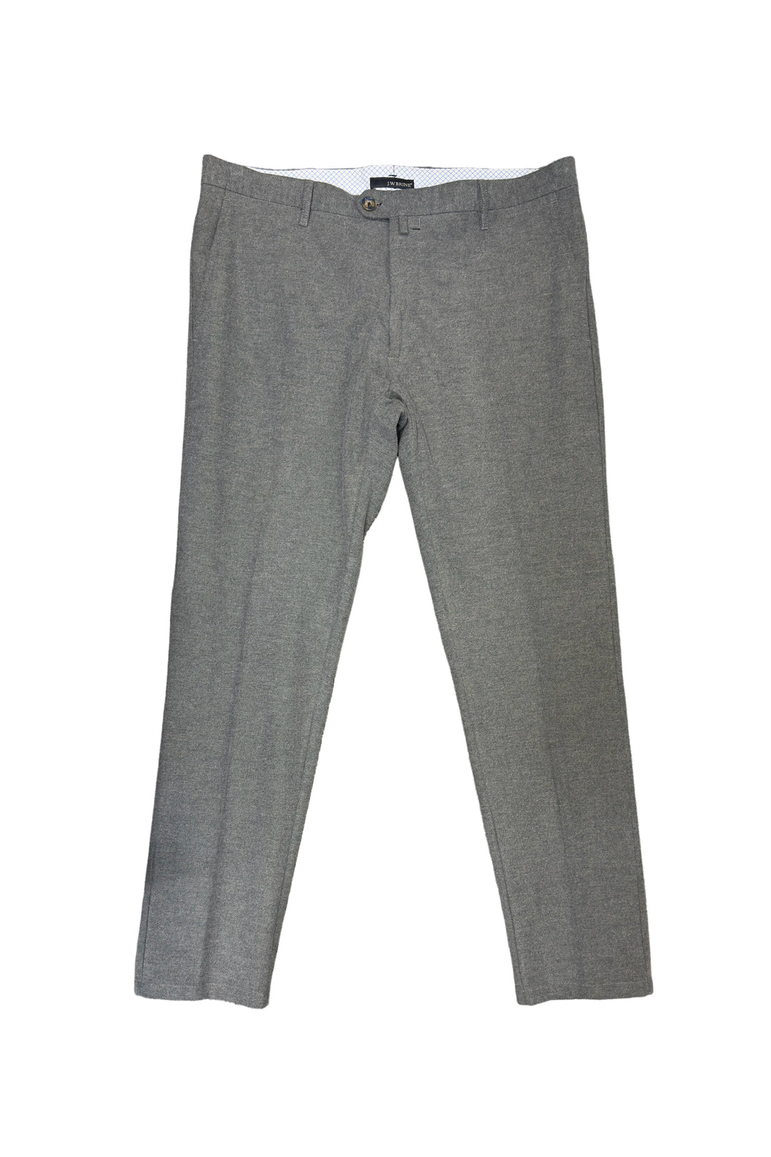 Gray pants on a white background