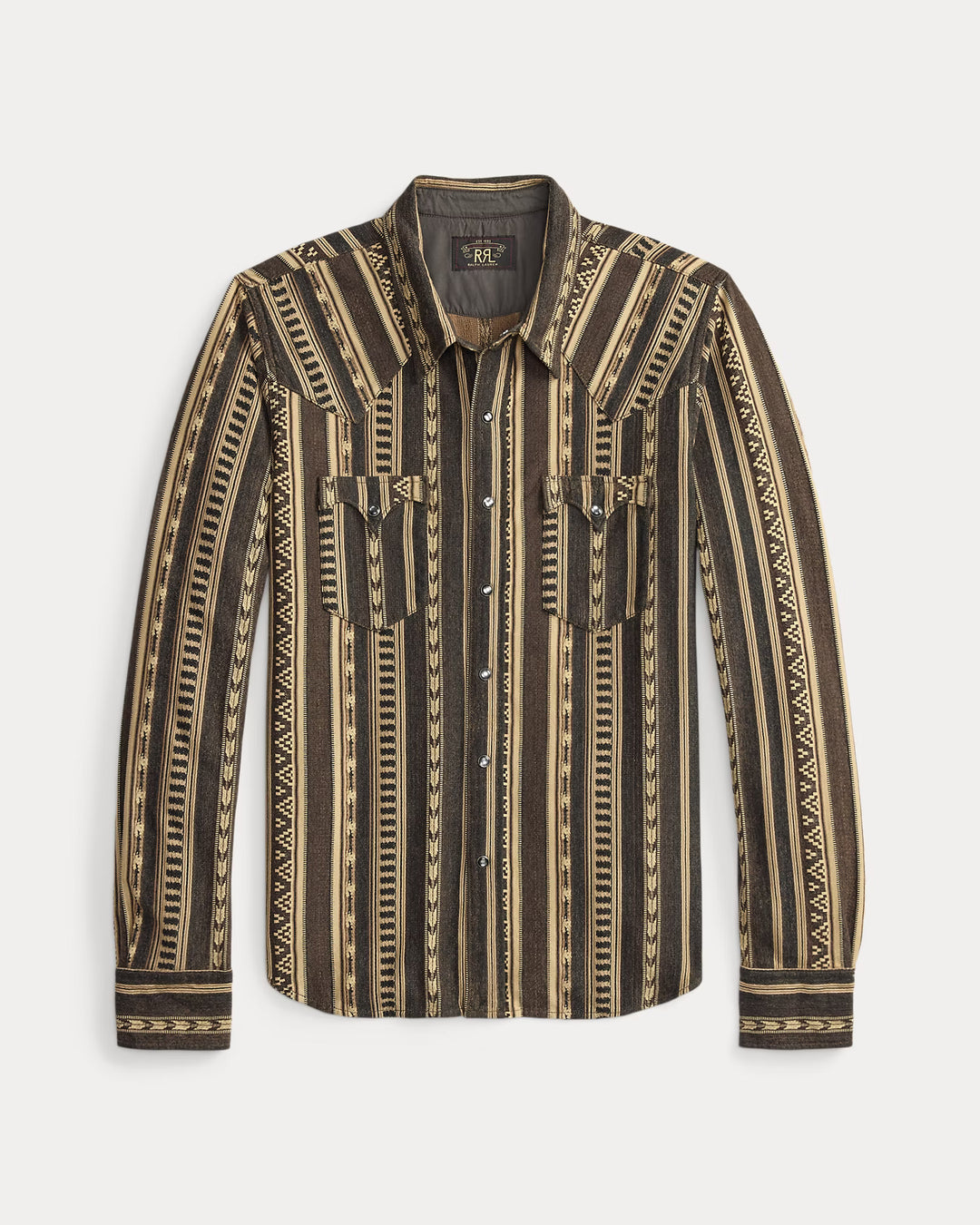 Patterned shirt on a white background