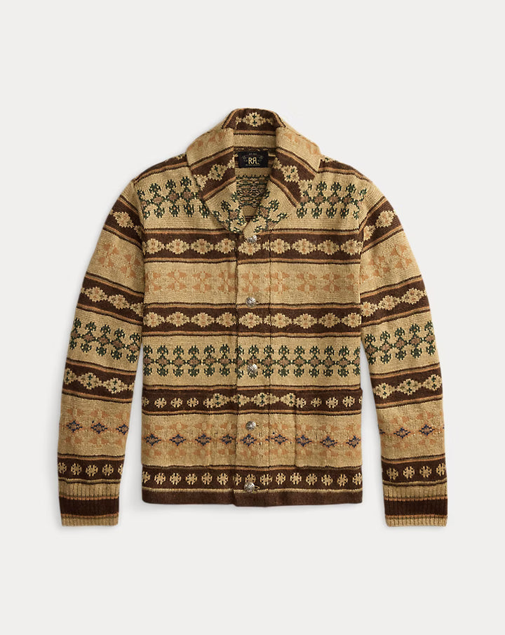 Patterned sweater on a white background