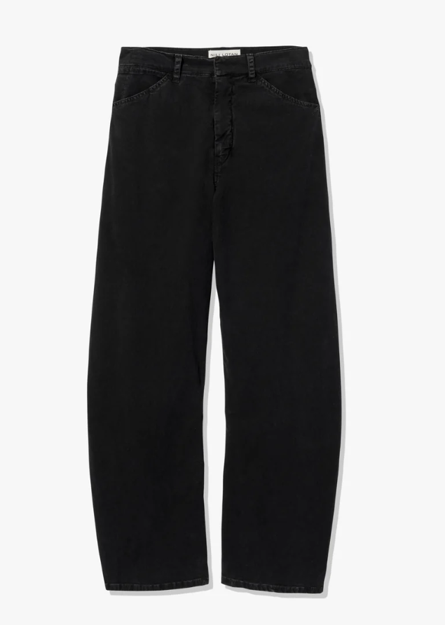 Black pants on a white background