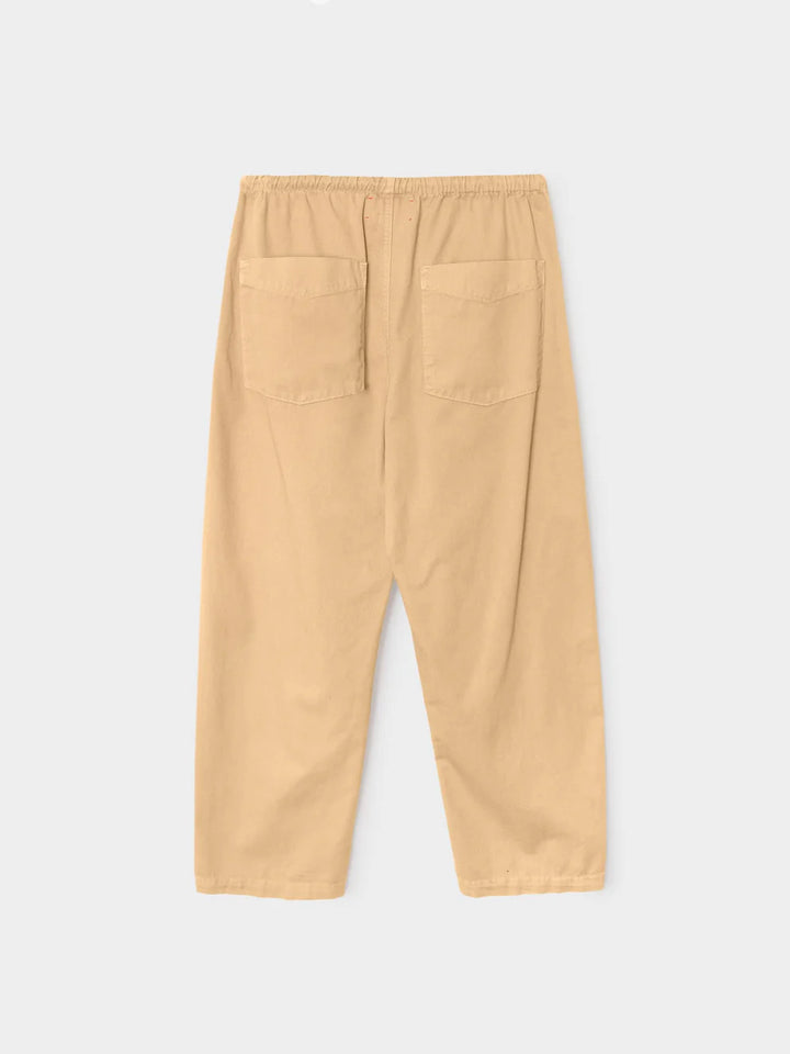 Beige pants on a white background