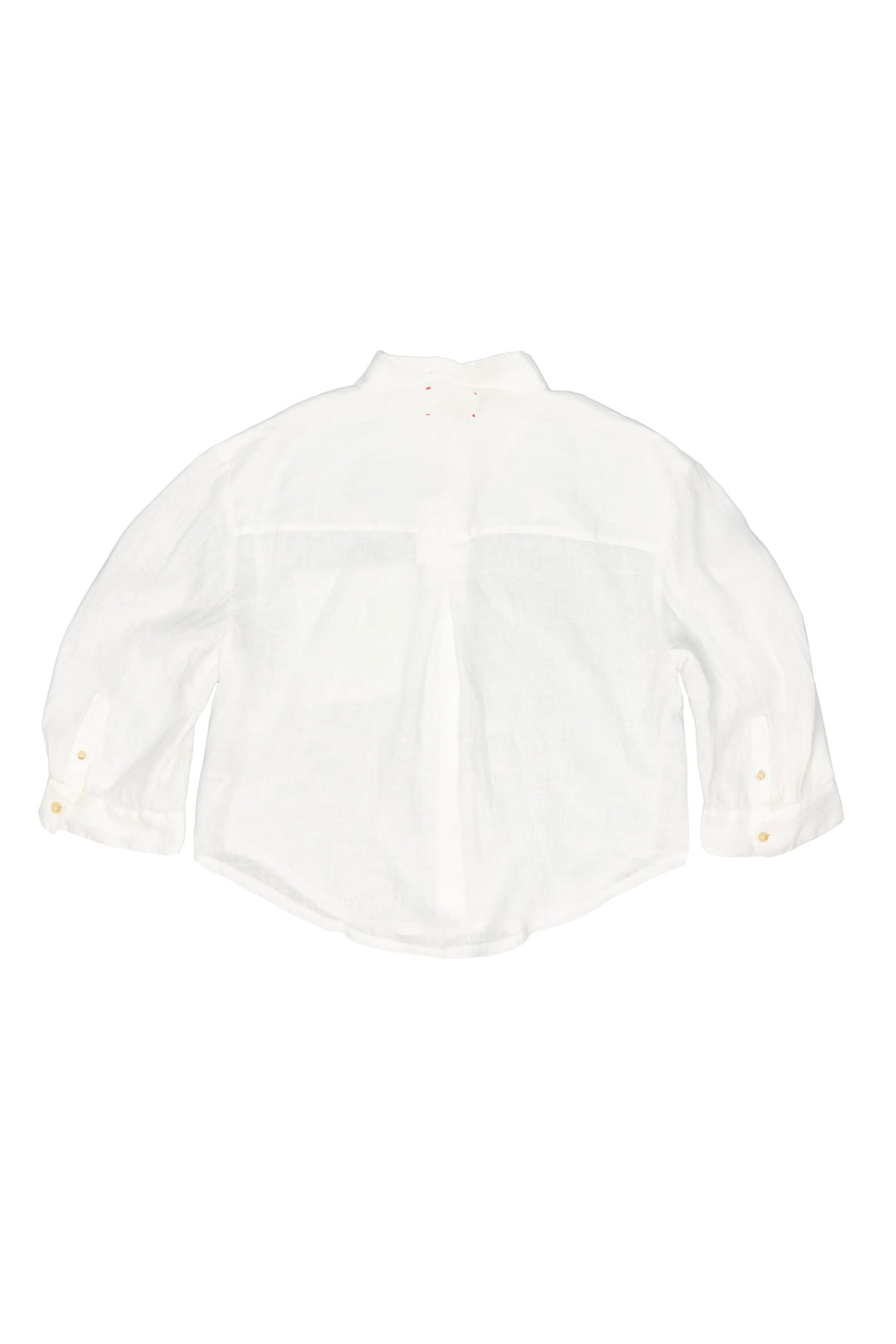 White shirt on a white background