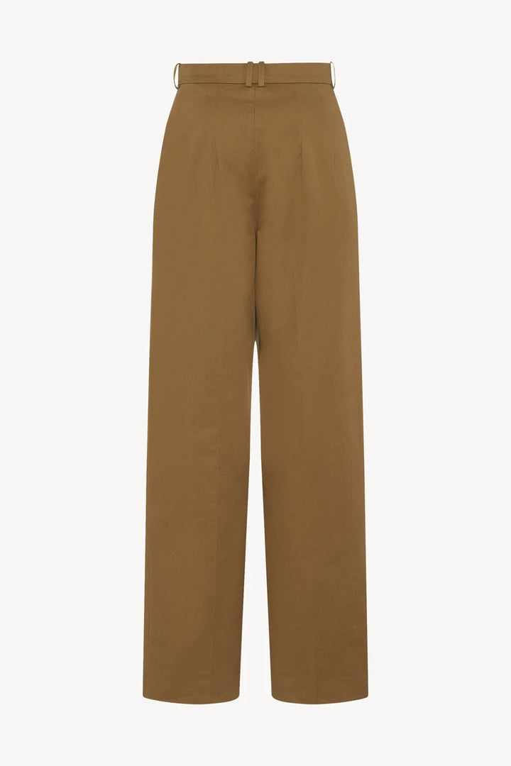 Tan pants on a white background