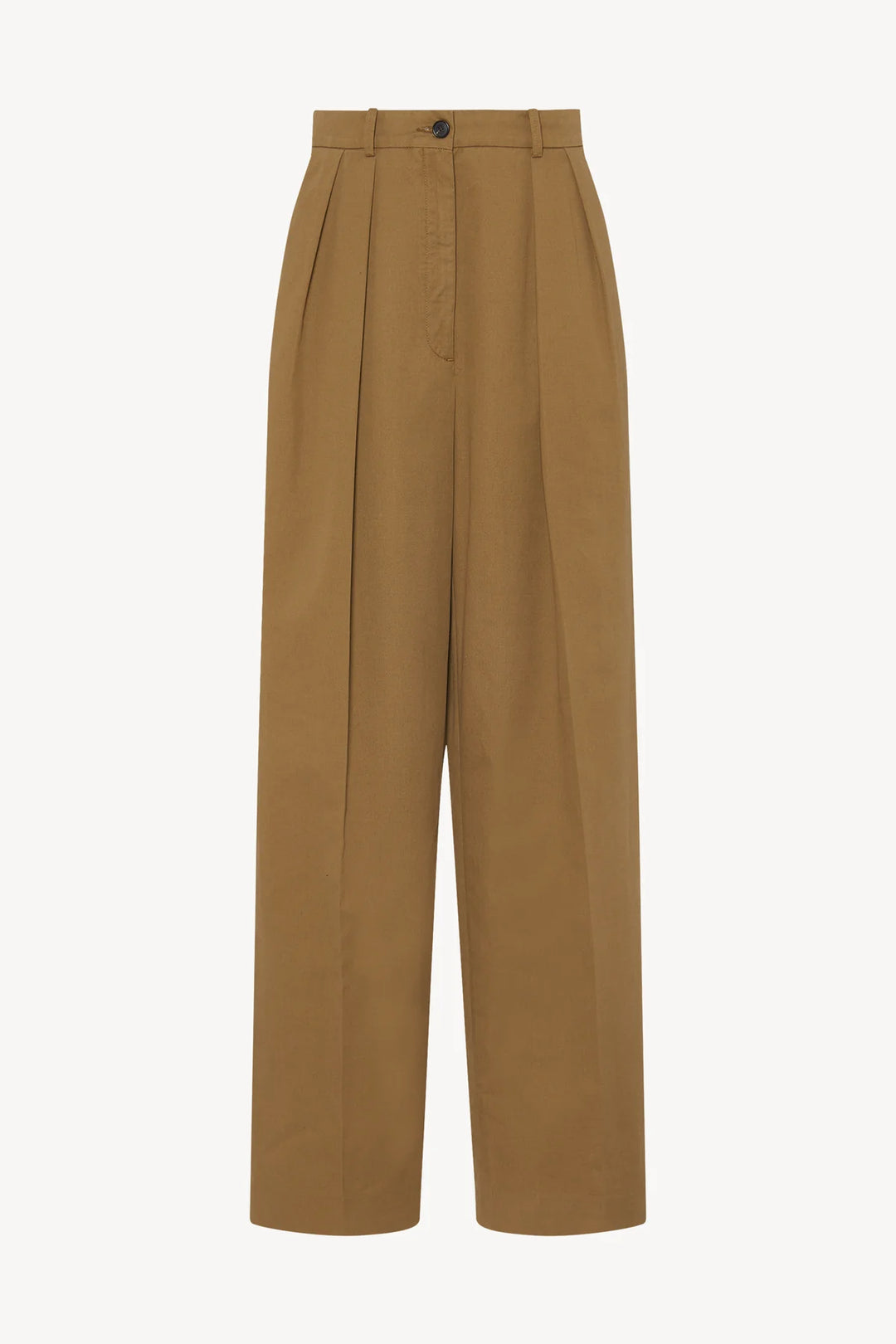 Tan pants on a white background