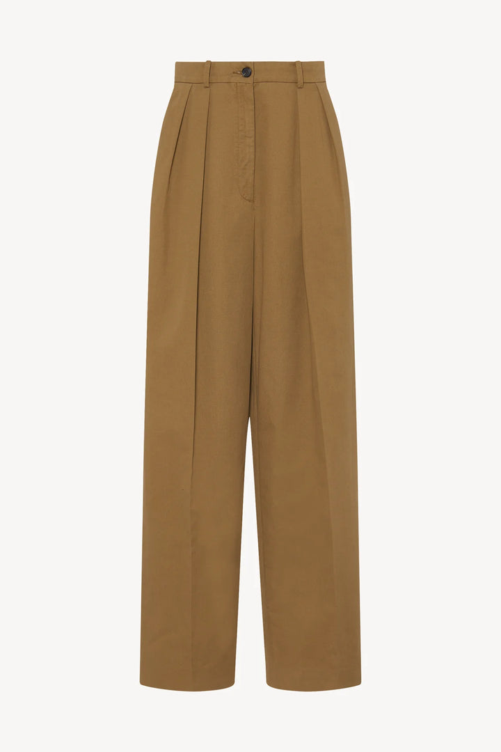 Tan pants on a white background