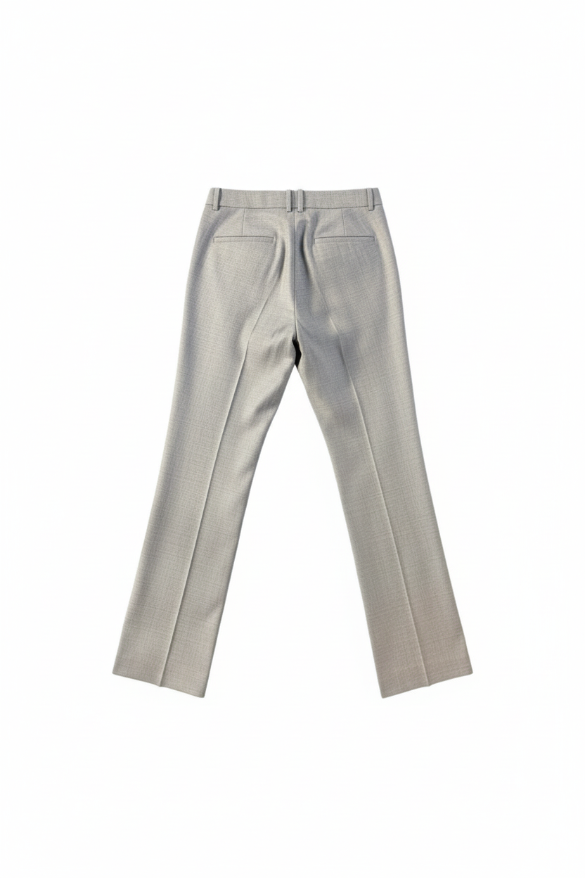 Light gray pants on a white background
