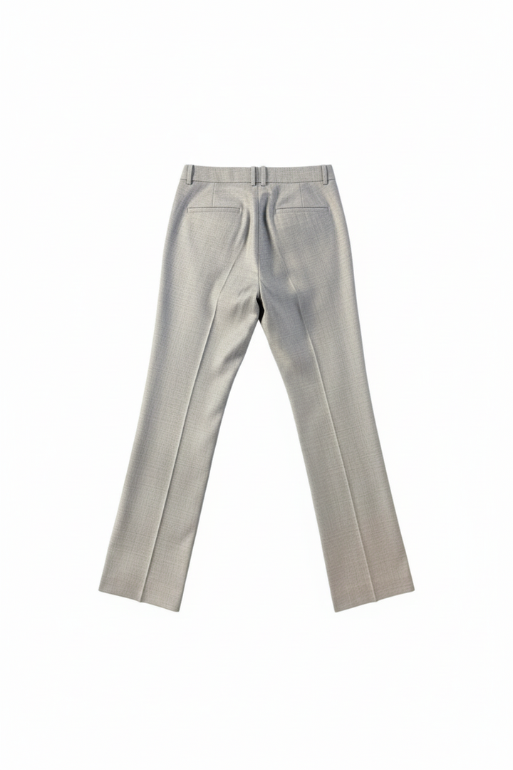 Light gray pants on a white background