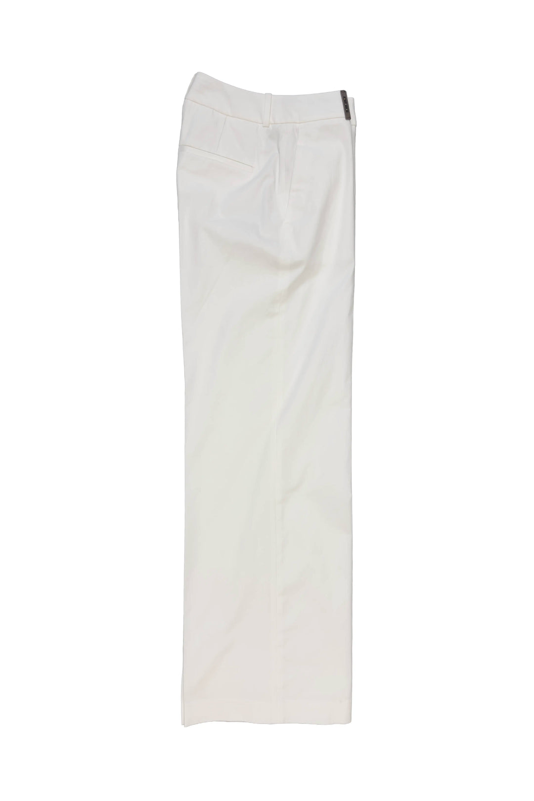 White pants on a white background