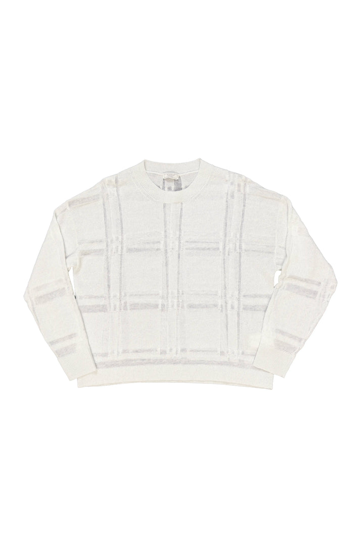White quilted jacket on a white background