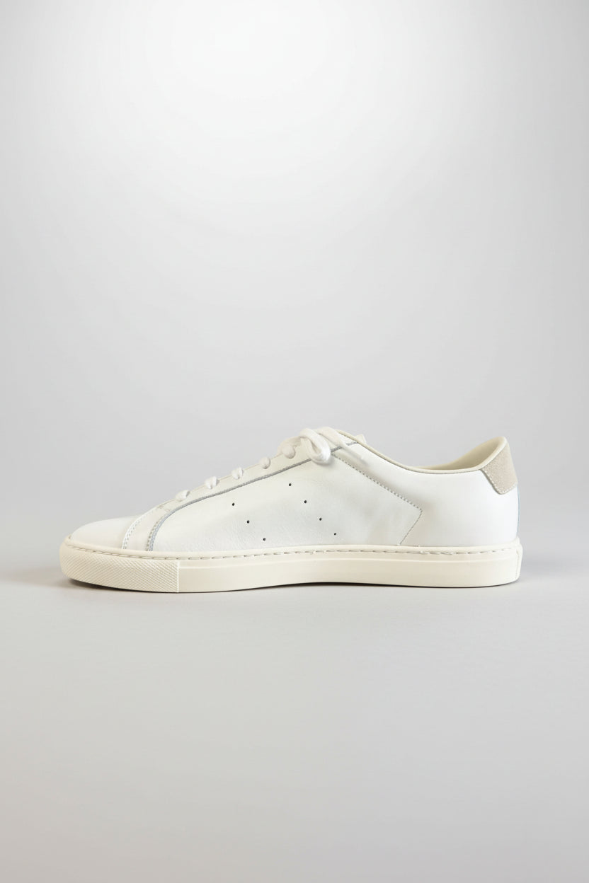 White sneaker on a white background