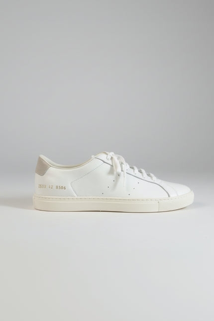 White sneaker on a white background