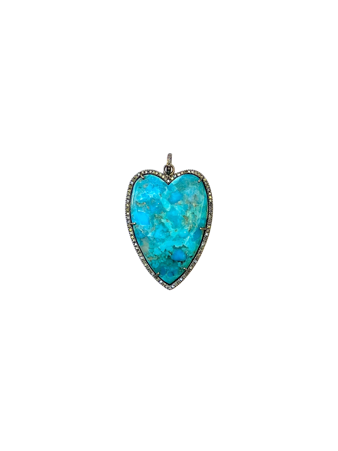 The Woods Fine Jewelry Turquoise Heart Pendant