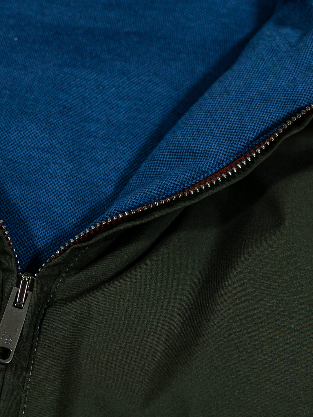 LUCIANO BARBERA OLIVE ZIP VEST