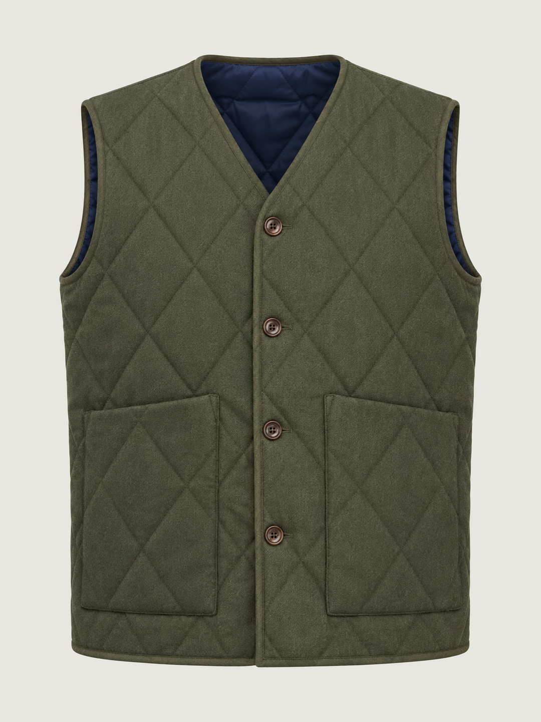HARTFORD VINCE ARMY QUILTED VEST