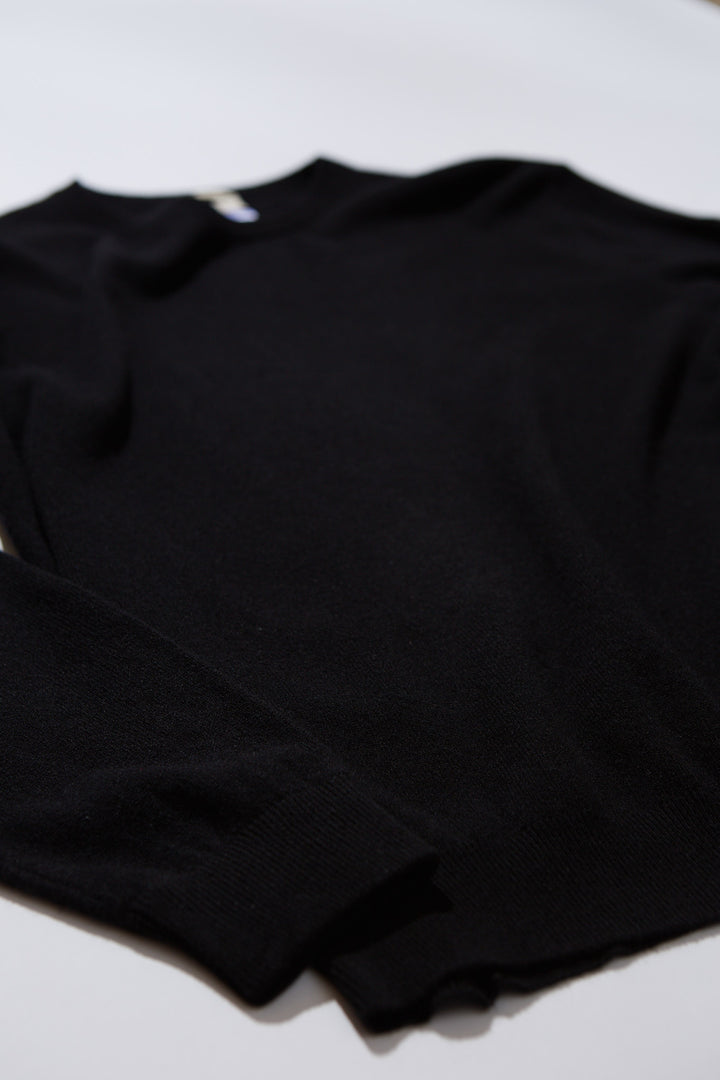 Massimo Alba Kane Cashmere Crewneck in Black
