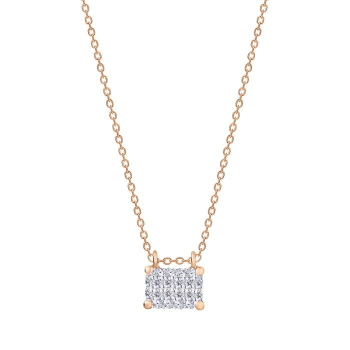 GINETTE MINI DIAMOND MIDNIGHT ON CHAIN