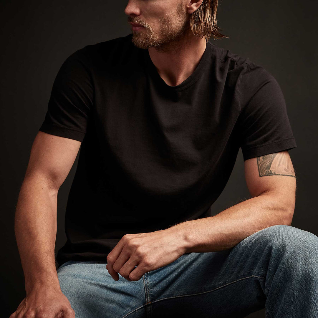 JAMES PERSE SHORT SLEEVE CREW NECK