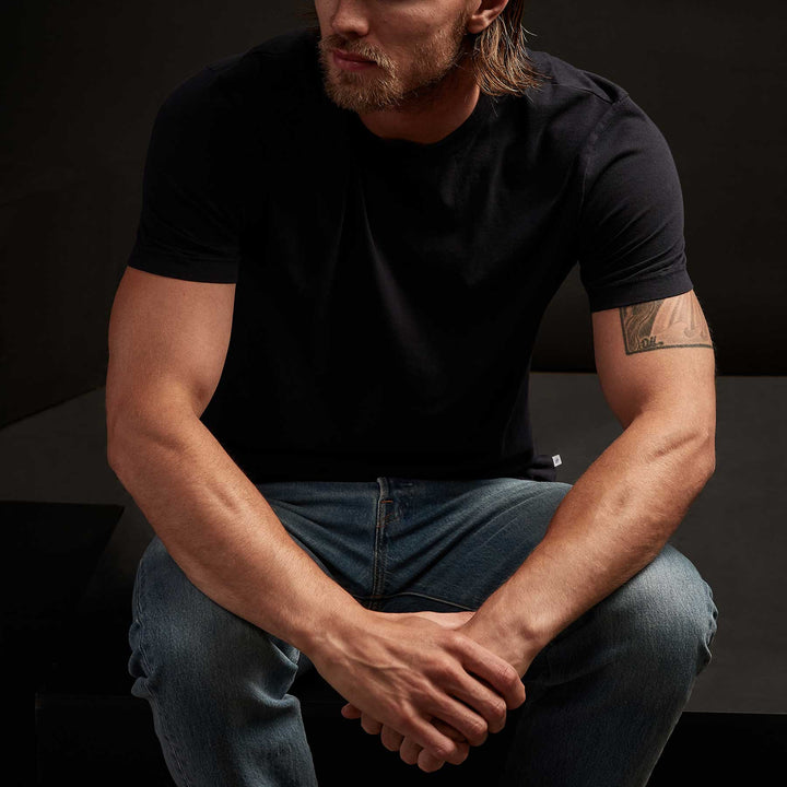 JAMES PERSE SHORT SLEEVE CREW NECK