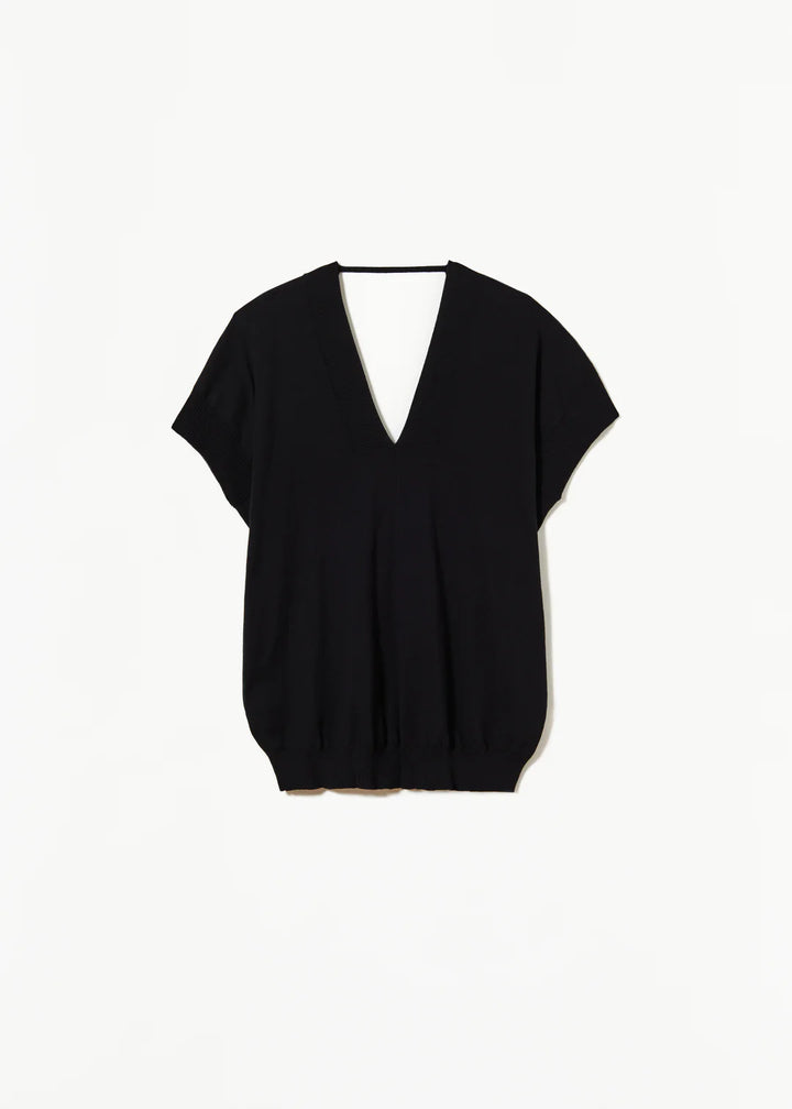 PLAN C V NECK TOP