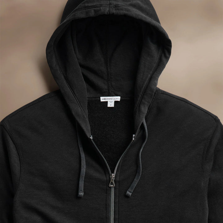 JAMES PERSE VINTAGE FRENCH TERRY ZIP UP HOODIE