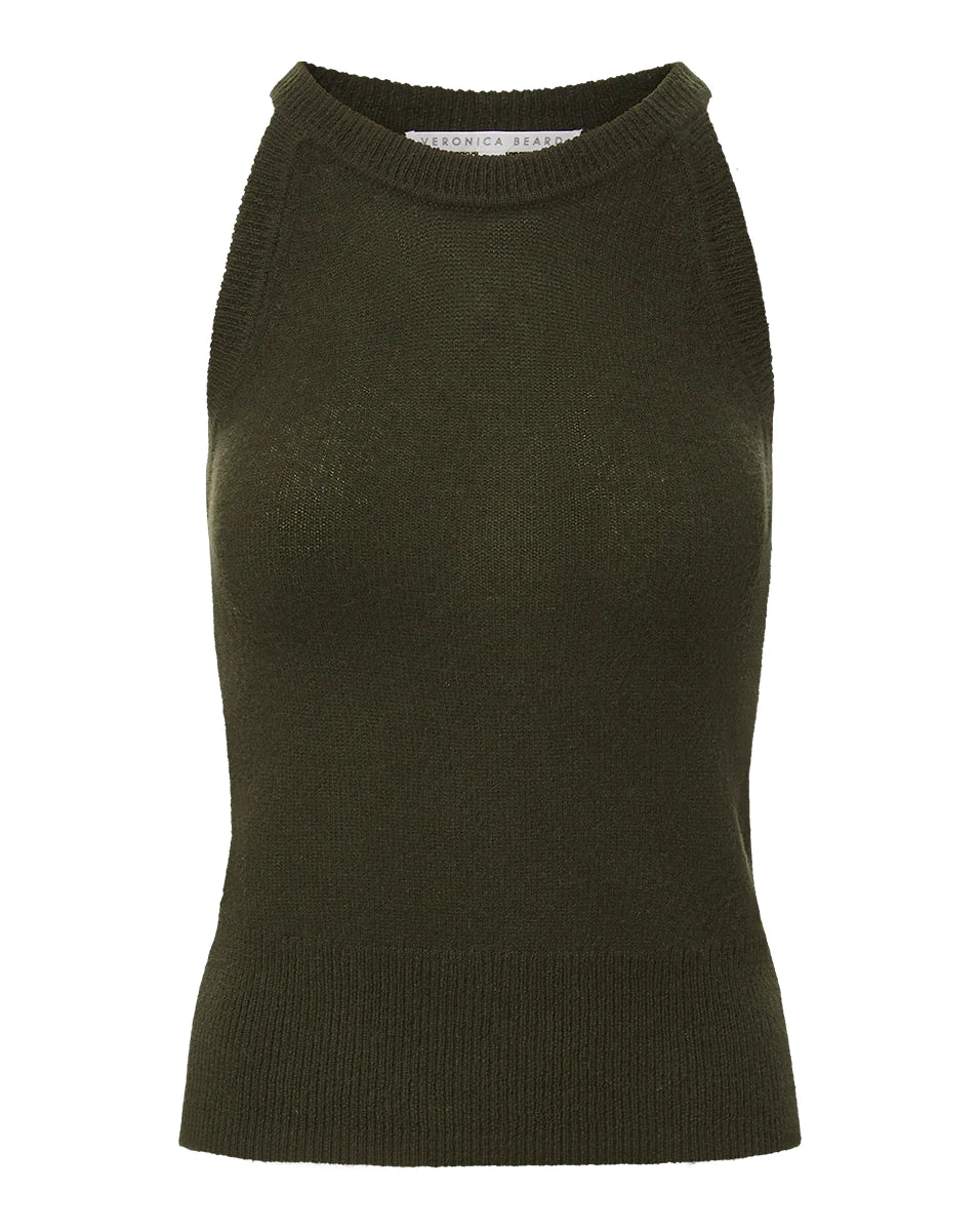 Veronica Beard Myrick Cashmere Tank Top