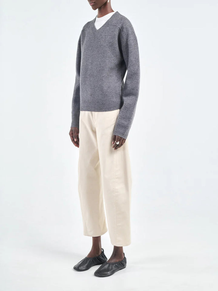 MARIA MCMANUS HIGH V-NECK SWEATER