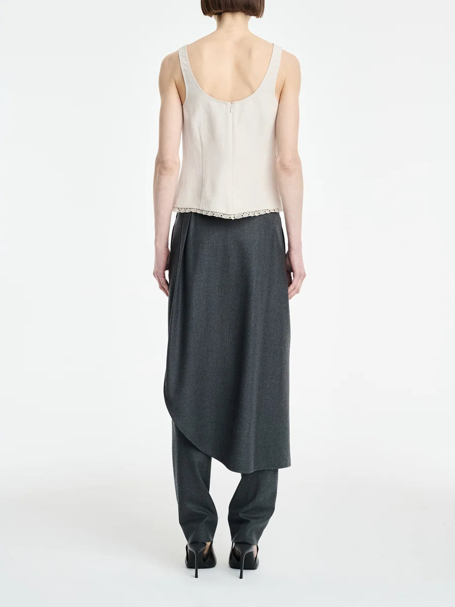 MARIA MCMANUS WRAP SKIRT TROUSER