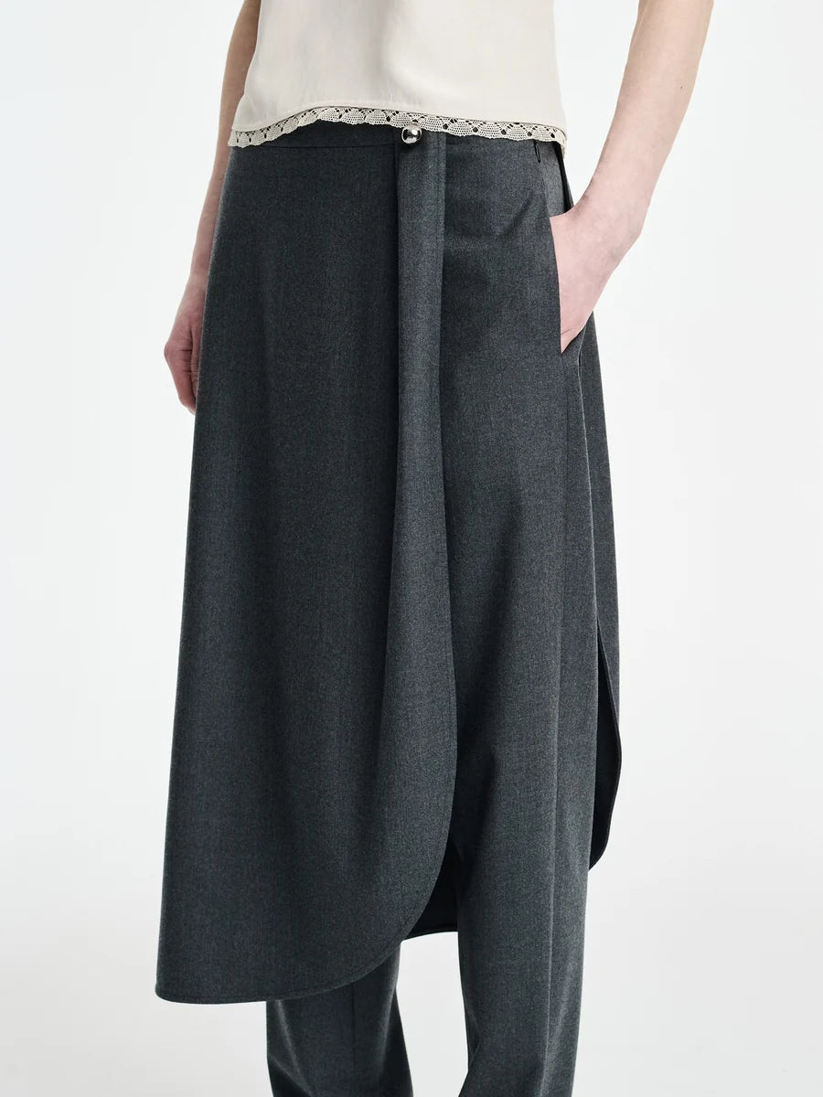 MARIA MCMANUS WRAP SKIRT TROUSER