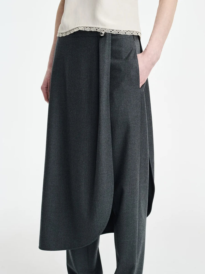 MARIA MCMANUS WRAP SKIRT TROUSER