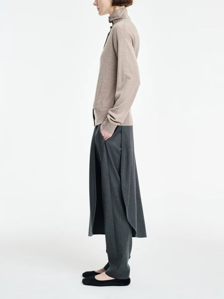 MARIZ MCMANUS MOCK NECK CARDIGAN