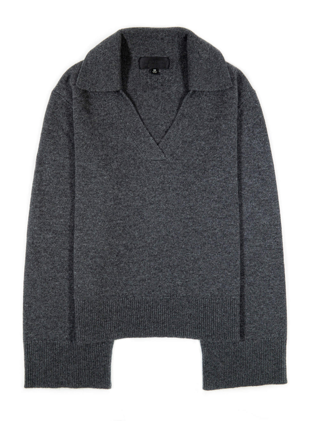 NILI LOTAN CHARCOAL SILVIO SWEATER
