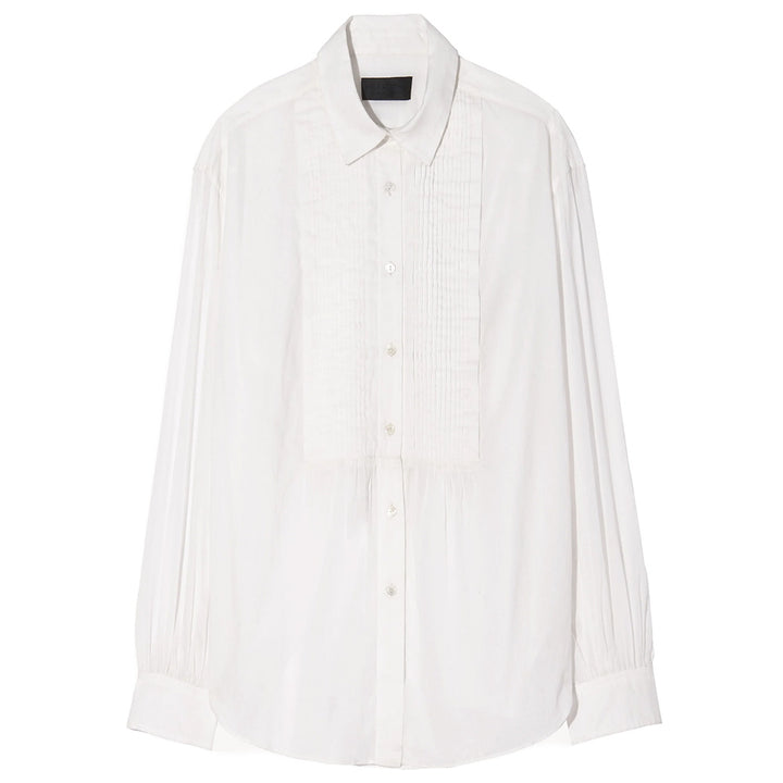 NILI LOTAN DANIEL VOILE TUXEDO SHIRT