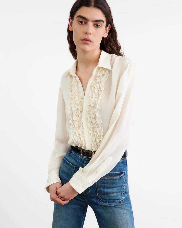 NILI LOTAN MARISA SILK BLOUSE