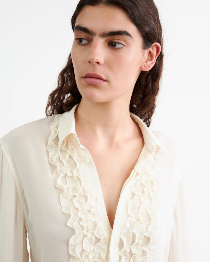 NILI LOTAN MARISA SILK BLOUSE