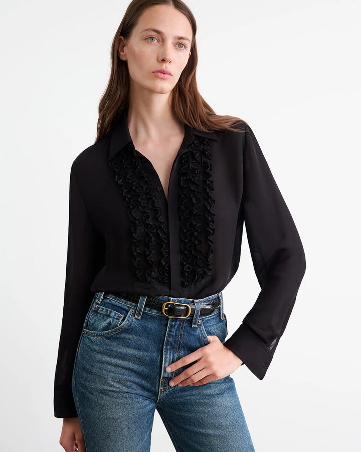 NILI LOTAN MARISA SILK BLOUSE