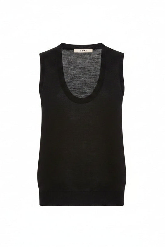 6397 SCOOP NECK VEST
