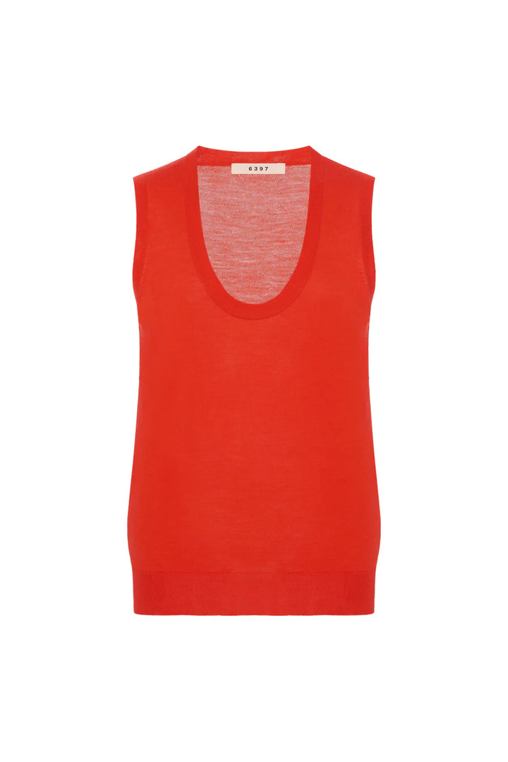 6397 SCOOP NECK VEST