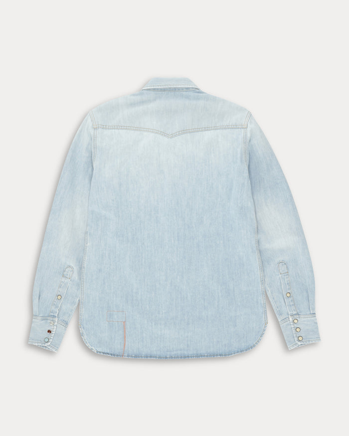 FORTELA LIGHT WASH WESTERN SHIRT